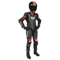 Sector Pro Air 1-Piece Leather Suit — Black/White