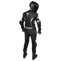 Sector Pro Air 1-Piece Leather Suit — Black/White