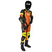Sector Pro Air 1-Piece Leather Suit — Black/White