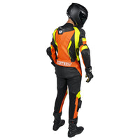 Sector Pro Air 1-Piece Leather Suit — Black/White