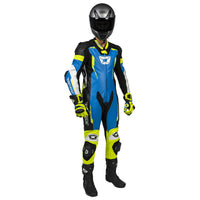 Sector Pro Air 1-Piece Leather Suit — Black/White