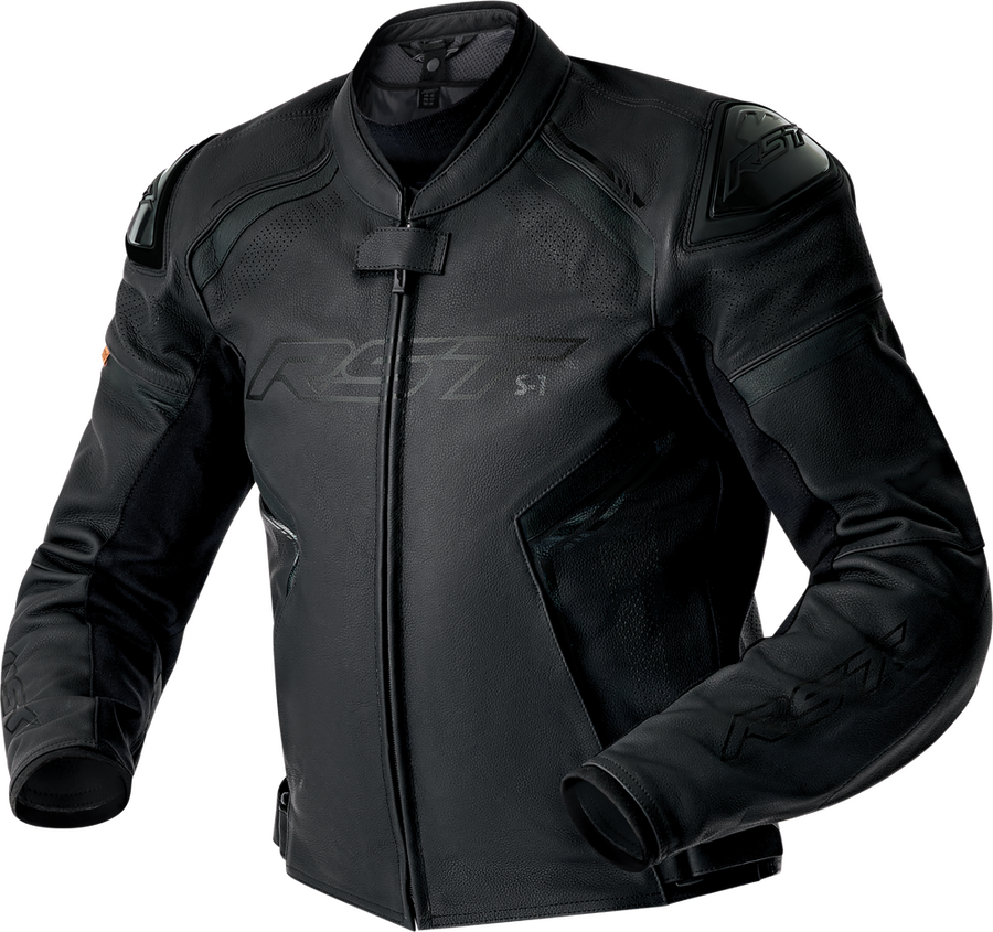 S-1 D3O Leather Jacket — Black