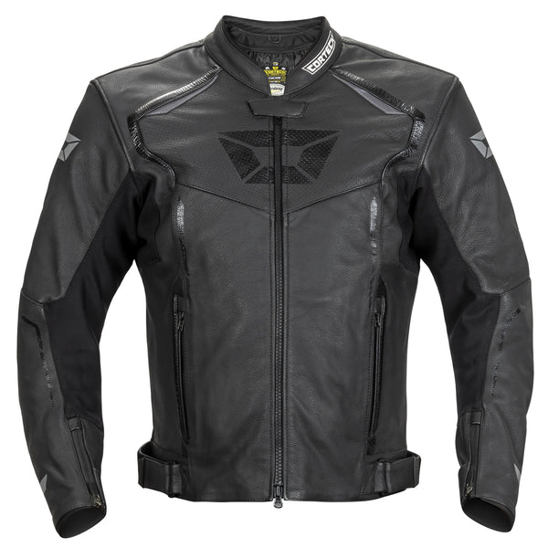 Chicane Leather Jacket — Black
