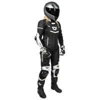 Women's Revo Sport Air 1-Piece Leather Suit — Black/Pink