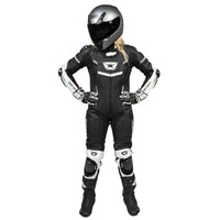 Women's Revo Sport Air 1-Piece Leather Suit — Black/Pink