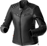 Women's Roadster Air D3O Leather Jacket — Black