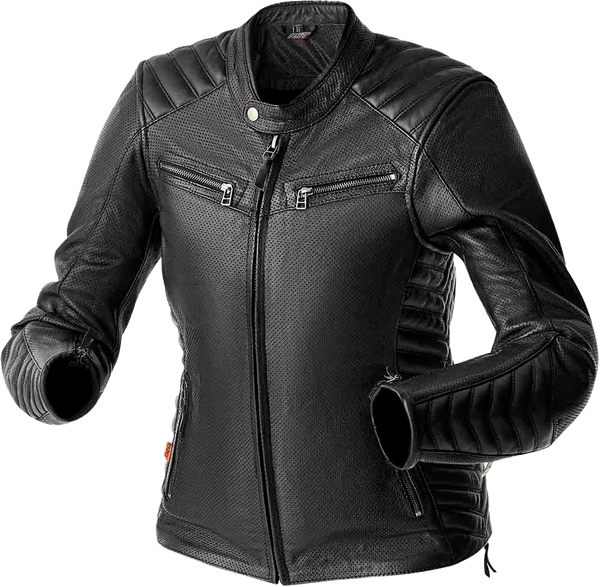 Women's Roadster Air D3O Leather Jacket — Black