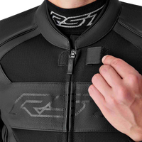 S-1 Mesh D3O Leather Jacket — Black
