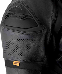 S-1 D3O Leather Suit — Black