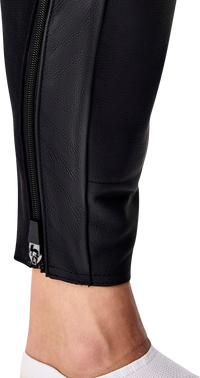 T2 D3O Leather Pants — Black