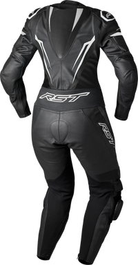 Women's Tractech Evo D3O Leather Suit — Black/White