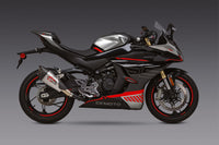 Yoshimura Street AT2 Stainless Slip-On Exhaust w/ Stainless Muffler, CF-MOTO 450NK / 450SS 2023–2026