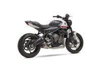 Yoshimura Race AT2 Stainless Full Exhaust w/ Stainless Muffler, Triumph Trident 660 2021–2023