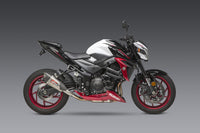 Yoshimura Street AT2 Stainless Slip-On Exhaust w/ Stainless Muffler, Suzuki GSX-S750 2018–2023