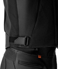 S-1 Mesh D3O Leather Jacket — Black