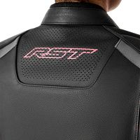 Women's S-1 D3O Leather Jacket — Black/White
