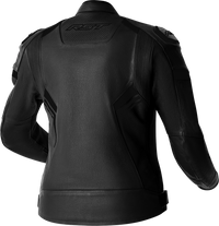 Women's S-1 D3O Leather Jacket — Black/White