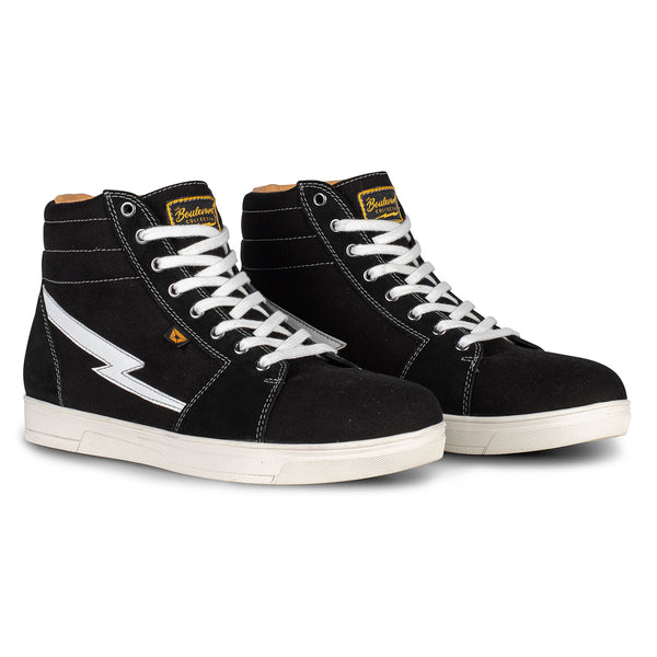 Slayer Canvas Riding Shoes — Black