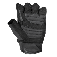 Flip Off Fingerless Gloves — Black