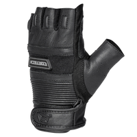 Flip Off Fingerless Gloves — Black