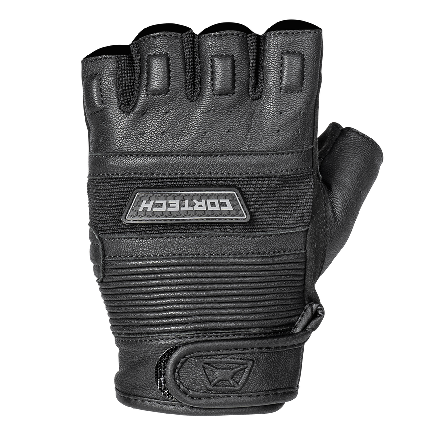 Flip Off Fingerless Gloves — Black