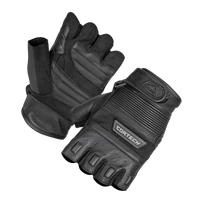 Flip Off Fingerless Gloves — Black
