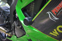 50-0150 2013-18 Kawasaki ZX636R Frame Slider Kit with pucks