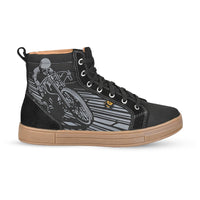 Slayer Limited Edition Boardtrack Riding Shoes — Black/Grey