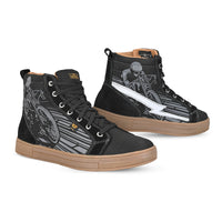 Slayer Limited Edition Boardtrack Riding Shoes — Black/Grey