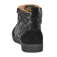 Women's Slayer Canvas Check Riding Shoes — Ghost Black Check