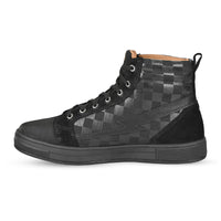 Women's Slayer Canvas Check Riding Shoes — Ghost Black Check