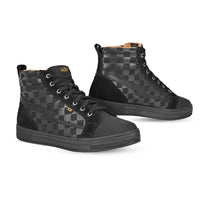 Women's Slayer Canvas Check Riding Shoes — Ghost Black Check