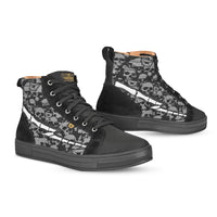 Slayer Canvas Skulls Riding Shoes — Black
