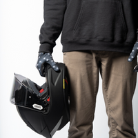Standard Issue Flag Gloves — Black/Grey