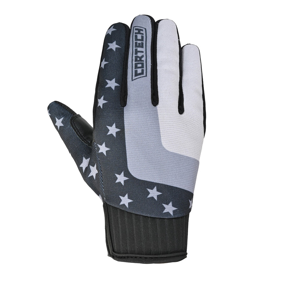 Standard Issue Flag Gloves — Black/Grey