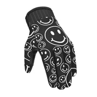 Standard Issue Happy Faces Gloves — Black/White