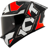 TT-REVO Electron Helmet — Matte Grey/Red