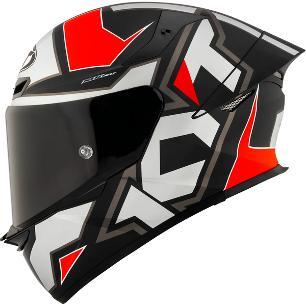 TT-REVO Electron Helmet — Matte Grey/Red