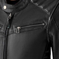 Women's Roadster Air D3O Leather Jacket — Black