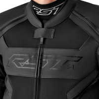 S-1 Mesh D3O Leather Jacket — Black