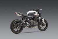 Yoshimura Race AT2 Stainless Full Exhaust w/ Stainless Muffler, Triumph Trident 660 2021–2023