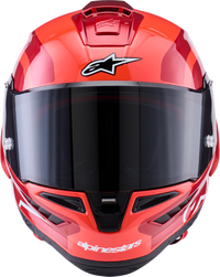 Supertech R10 Arius Helmet - Black/White/Blue Glossy