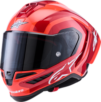 Supertech R10 Arius Helmet - Black/White/Blue Glossy