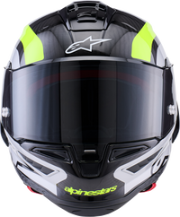 Supertech R10 Arius Helmet - Black/White/Blue Glossy