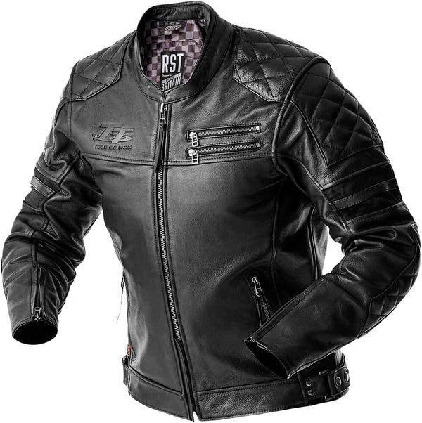 Hillberry D3O Leather Jacket — Black