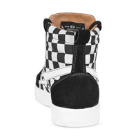 Women's Slayer Canvas Check Riding Shoes — Ghost Black Check