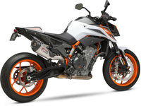 Yoshimura Street AT2 Stainless Slip-On Exhaust w/ Stainless Muffler, KTM 790 Duke / 890 Duke R 2019–2021