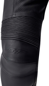 T2 D3O Leather Pants — Black