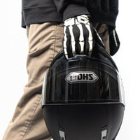 Standard Issue Bones Gloves — Black/White