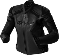 Women's S-1 D3O Leather Jacket — Black/White